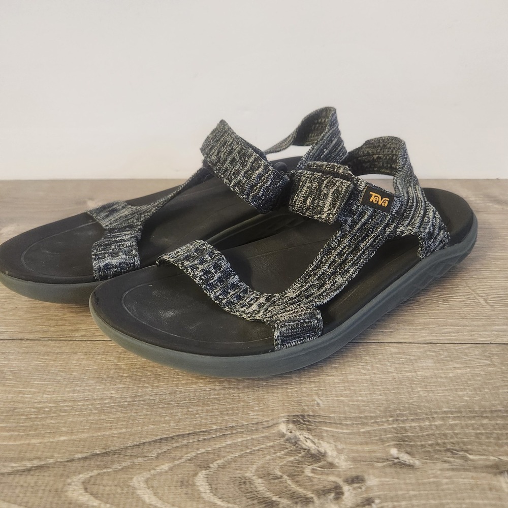 Teva Terra-Float 2 Knit Universal Sandals Black Grey 1106483 Womens 7
